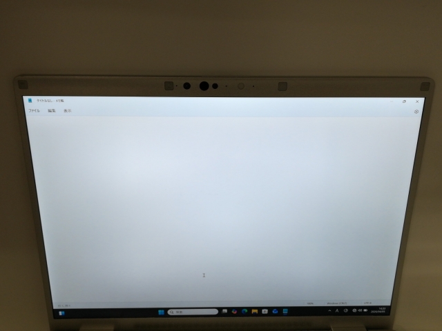 【中古】Panasonic Let's note FV1 CF-FV1RDAVS【i5-1145G7 16G 256G(SSD) WiFi 14LCD(2160x1440)】【京都】保証期間１ヶ月【ランクB】_3