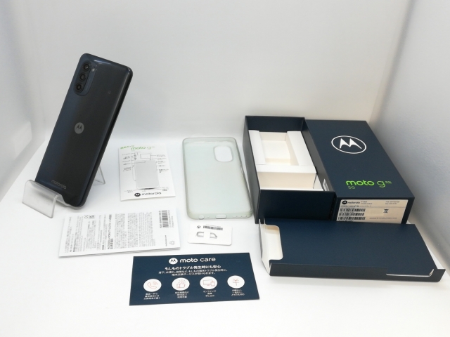 【中古】MOTOROLA 国内版 【SIMフリー】 moto g52j 5G インクブラック 6GB 128GB PATM0000JP【大阪本店】保証期間１ヶ月【ランクB】_9
