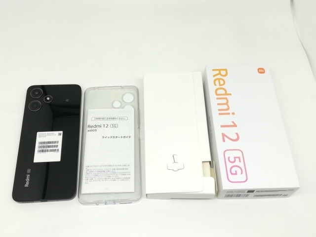 Xiaomi Redmi 12 5G 新品未使用 ミッドナイトブラック ① 新品未使用
