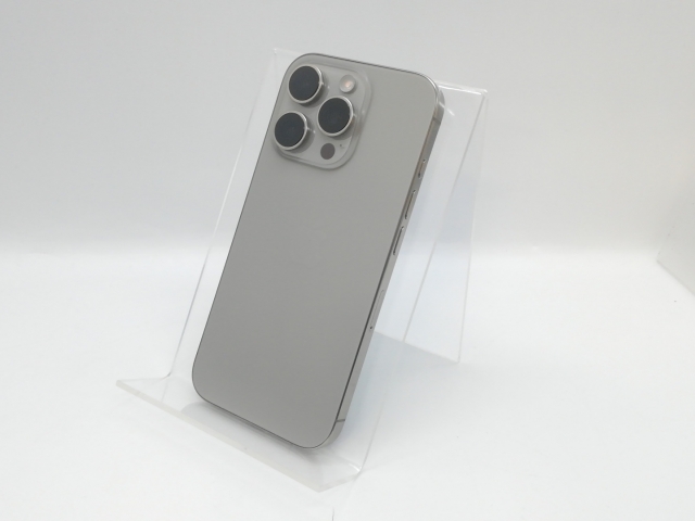 【中古】Apple 国内版 【SIMフリー】 iPhone 16 Pro 128GB ナチュラルチタニウム MYMY3J/A【広島本通】保証期間１ヶ月【ランクA】