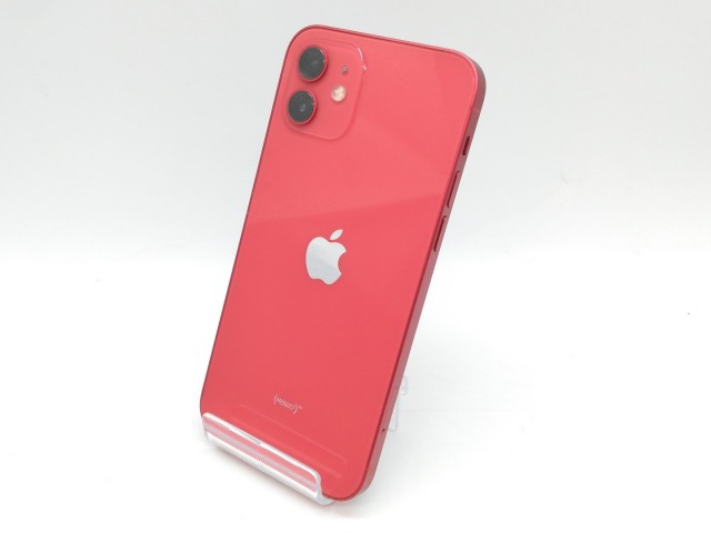 【中古】Apple SoftBank 【SIMロック解除済み】 iPhone 12 64GB (PRODUCT)RED MGHQ3J/A【京都】保証期間１ヶ月【ランクC】