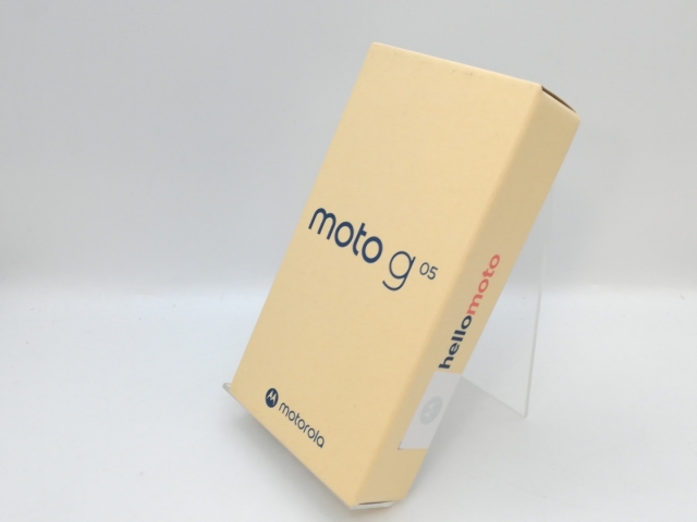 【未使用】MOTOROLA 国内版 【SIMフリー】 moto g05 ミスティブルー 8GB 128GB XT2523-5【広島本通】保証期間３ヶ月