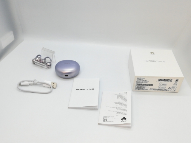 中古】Huawei HUAWEI FreeClip [パープル]【京都】保証期間1ヶ月