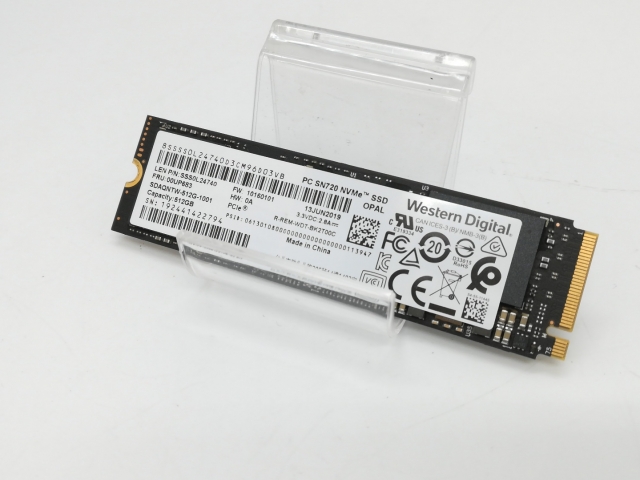 中古】各社 512GB SSD (M.2 2280/PCIe3.0 NVMe)【京都】保証期間1週間