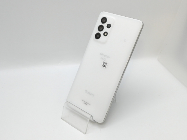 【中古】SAMSUNG docomo 【SIMロック解除済み】 Galaxy A52 5G オーサムホワイト 6GB 128GB SC-53B【京都】保証期間１ヶ月【ランクA】