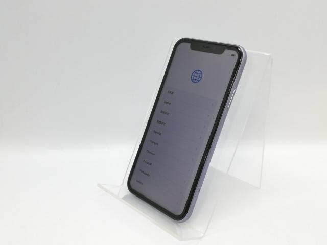 【中古】Apple docomo 【SIMロック解除済み】 iPhone 11 128GB パープル MWM52J/A【京都】保証期間１ヶ月【ランクC】_1