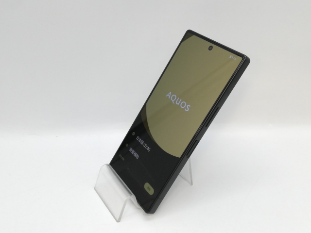 中古】SHARP 国内版 【SIMフリー】 AQUOS R10 チャコールブラック 12GB