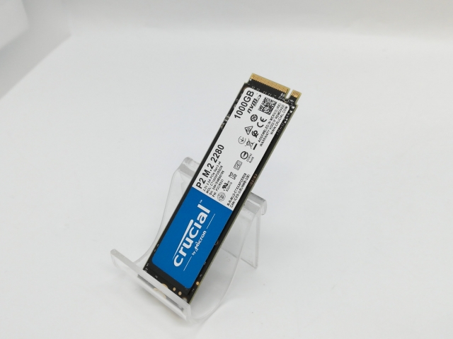 【中古】Crucial P2(CT1000P2SSD8JP) 1TB/M.2 2280(PCIe3.0 NVMe)/QLC【京都】保証期間１週間