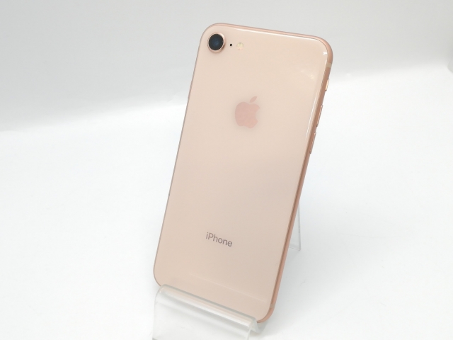 【中古】Apple SoftBank 【SIMロック解除済み】 iPhone 8 64GB ゴールド MQ7A2J/A【京都】保証期間１ヶ月【ランクB】