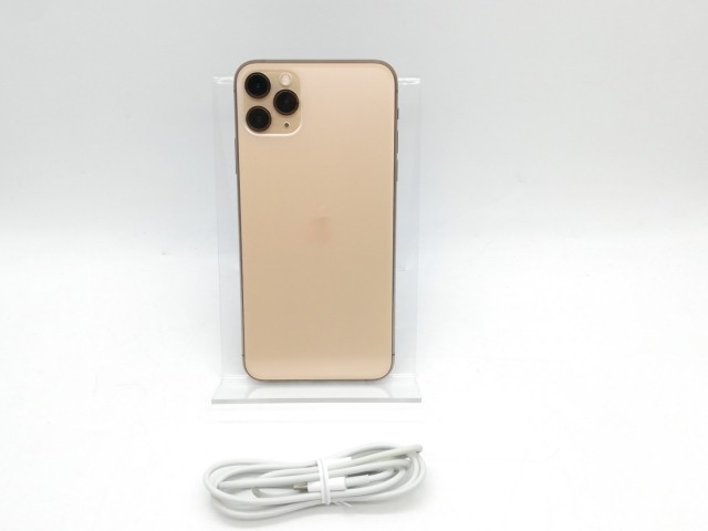 【中古】Apple au 【SIMロック解除済み】 iPhone 11 Pro Max 256GB ゴールド MWHL2J/A【京都】保証期間１ヶ月【ランクA】