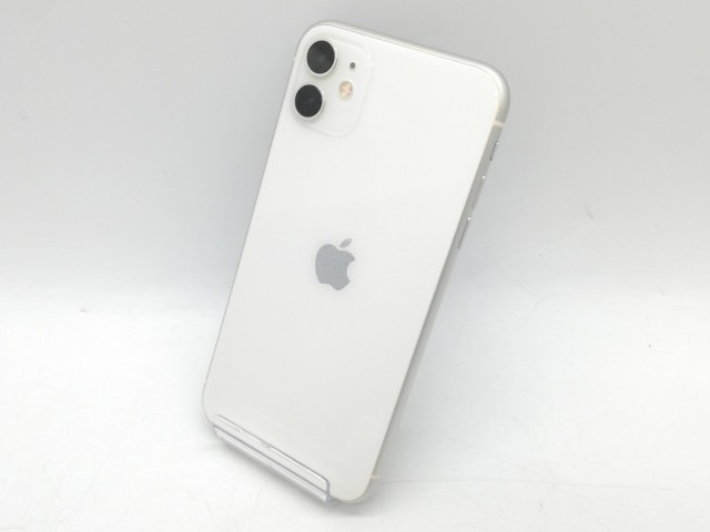 【中古】Apple docomo 【SIMロック解除済み】 iPhone 11 128GB ホワイト MWM22J/A【京都】保証期間１ヶ月【ランクC】