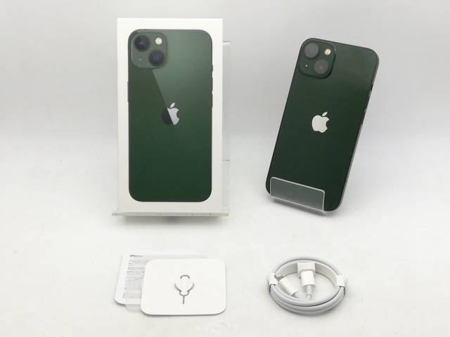 中古】Apple docomo 【SIMフリー】 iPhone 13 256GB グリーン MNGH3J/A