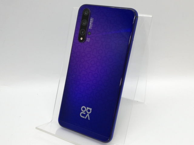 HUAWEI nova 5T ミッドサマーパープル SIMフリー版 HUAWEI NOVA 5T