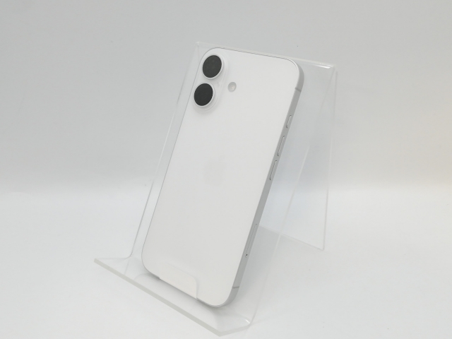 未使用】Apple 国内版 【SIMフリー】 iPhone 16 128GB ホワイト MYDR3J