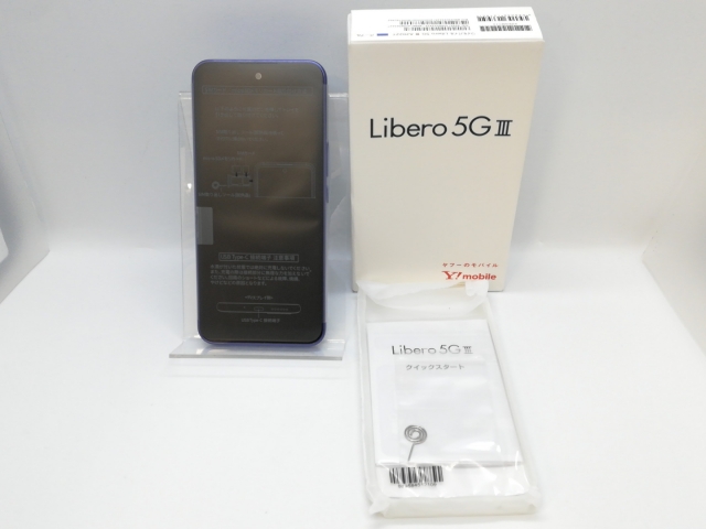 【未使用】ZTE ymobile 【SIMフリー】 Libero 5G III 4GB 64GB パープル A202ZT【京都】保証期間３ヶ月_3