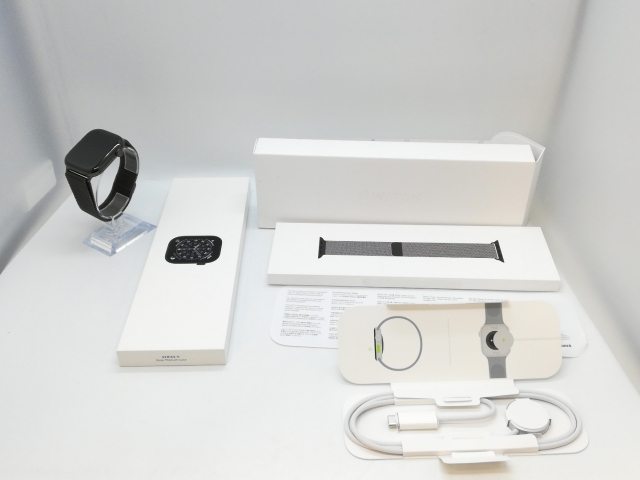 【中古】Apple Apple Watch Series11 46mm Cellular スレートチタニウムケース/スレートミラネーゼループ (M/L) MFD44J/A【京都】保証期間１ヶ月【ランクB】_9