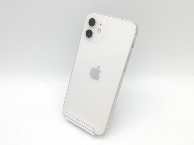 【中古】Apple au 【SIMロック解除済み】 iPhone 12 64GB ホワイト MGHP3J/A【京都】保証期間１ヶ月【ランクA】