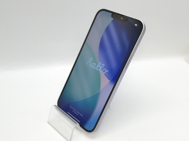 【中古】Apple 楽天モバイル 【SIMフリー】 iPhone 14 Plus 512GB パープル MQ4U3J/A【京都】保証期間１ヶ月【ランクA】