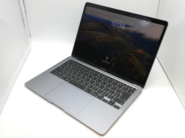 【中古】Apple MacBook Air 13インチ M1(CPU:8C/GPU:7C) 8GB/256GB スペースグレイ MGN63J/A (M1・2020)【京都】保証期間１ヶ月【ランクB