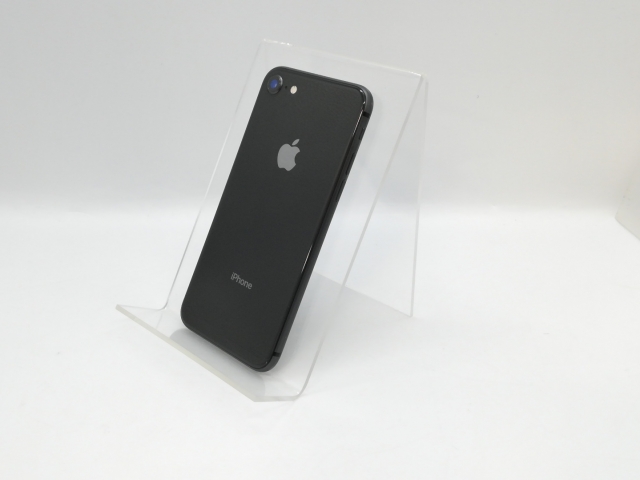 【中古】Apple 国内版 【SIMフリー】 iPhone 8 64GB スペースグレイ MQ782J/A【京都】保証期間１ヶ月【ランクC】