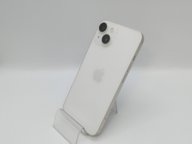 【中古】Apple 国内版 【SIMフリー】 iPhone 14 128GB スターライト MPUQ3J/A【京都】保証期間１ヶ月【ランクC】_1