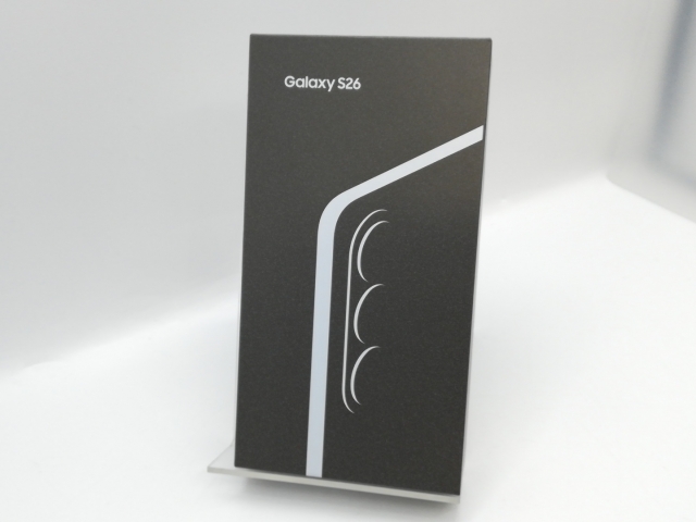 【未使用】SAMSUNG 国内版 【SIMフリー】 Galaxy S26 ブラック 12GB 256GB【京都】保証期間３ヶ月