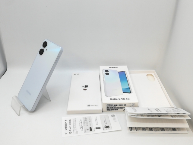 【中古】SAMSUNG SoftBank 【SIMフリー】 Galaxy A25 5G ライトブルー 4GB 64GB SCSBB3【京都】保証期間１ヶ月【ランクA】_6