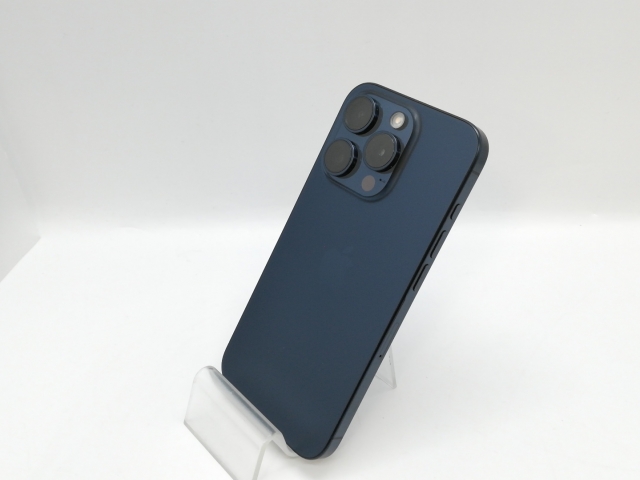【中古】Apple 国内版 【SIMフリー】 iPhone 15 Pro 256GB ブルーチタニウム MTUG3J/A【京都】保証期間１ヶ月【ランクB】_1