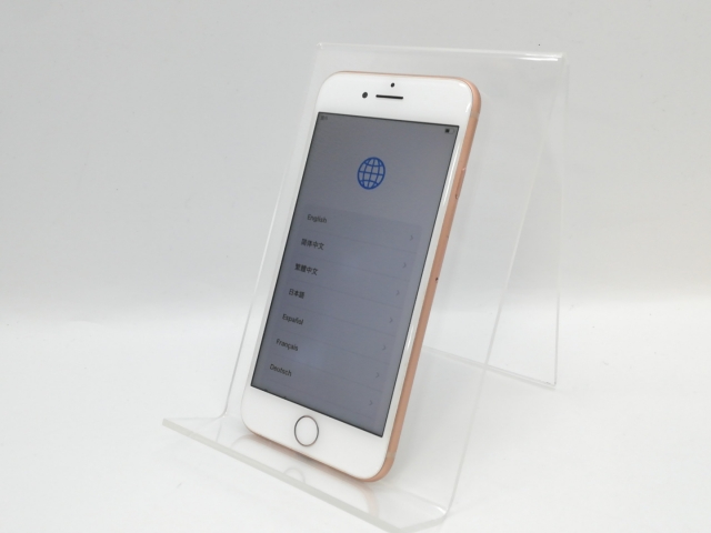 中古】Apple au 【SIMロック解除済み】 iPhone 8 64GB ゴールド MQ7A2J 