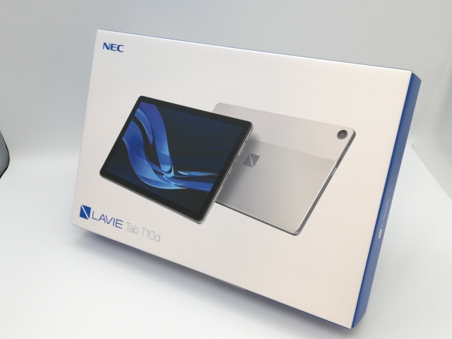 未使用】NEC 【Wi-Fi】 LAVIE Tab T10d プラチナグレー 4GB 64GB