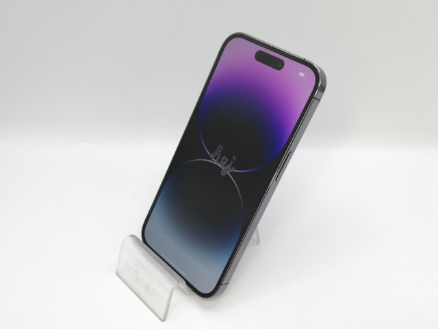 【中古】Apple 国内版 【SIMフリー】 iPhone 14 Pro 512GB ディープパープル MQ283J/A【京都】保証期間１ヶ月【ランクB】