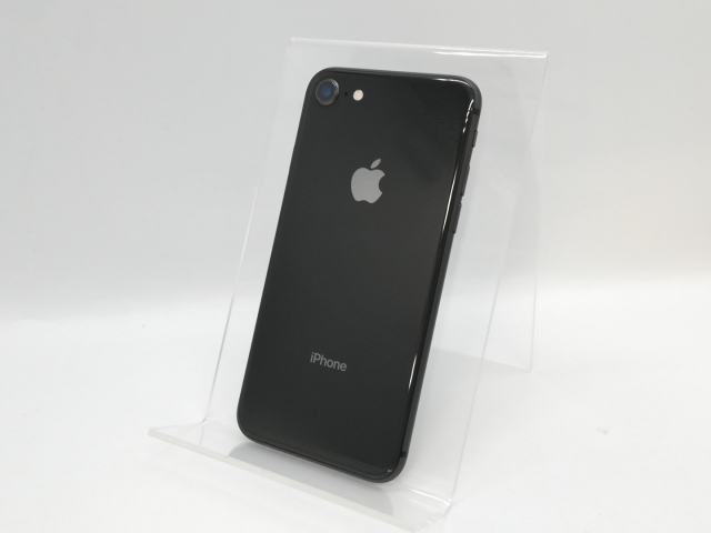 【中古】Apple SoftBank 【SIMロック解除済み】 iPhone 8 256GB スペースグレイ MQ842J/A【大阪堂島】保証期間１ヶ月【ランクC】
