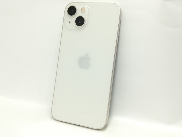 【中古】Apple 国内版 【SIMフリー】 iPhone 13 128GB スターライト MLND3J/A【京都】保証期間１ヶ月【ランクA】