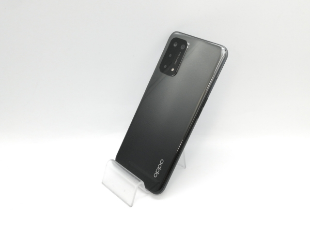 【中古】Oppo au 【SIMロック解除済み】 OPPO A54 5G シルバーブラック 4GB 64GB OPG02【京都】保証期間１ヶ月【ランクB】