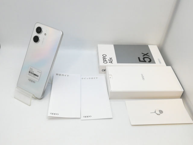 【中古】Oppo 国内版 【SIMフリー】 OPPO A5x 4GB 128GB ホワイト【京都】保証期間１ヶ月【ランクA】_6