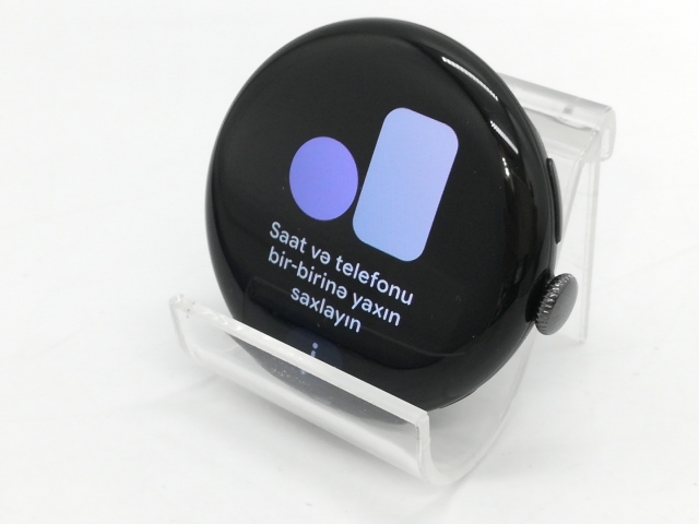 【中古】Google Pixel Watch4 Wi-Fiモデル 45mm Matte Black アルミケース/Obsidian アクティブ バンド【京都】保証期間１ヶ月【ランクB】
