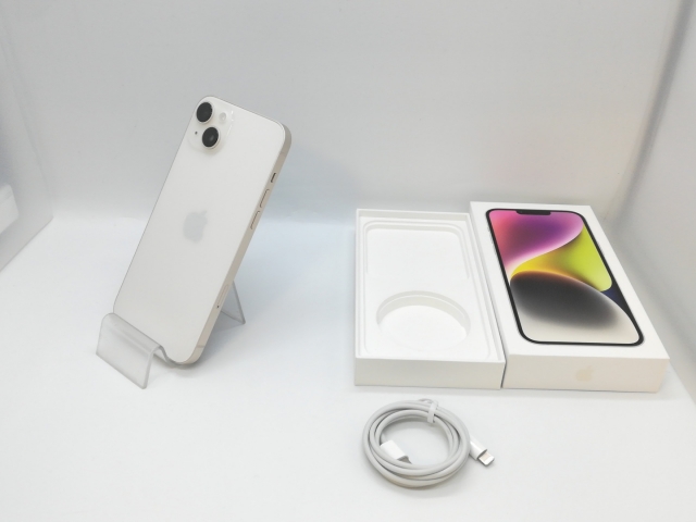 中古】Apple 楽天モバイル 【SIMフリー】 iPhone 14 Plus 128GB スター