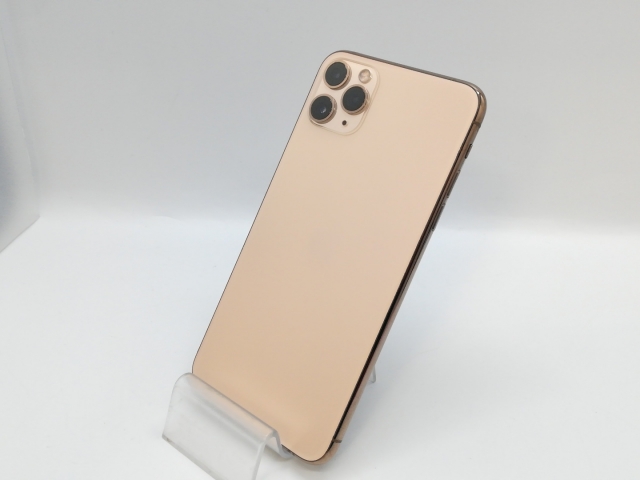 【中古】Apple au 【SIMロック解除済み】 iPhone 11 Pro Max 256GB ゴールド MWHL2J/A【OSU301】保証期間１ヶ月【ランクB】_1