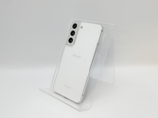 中古】SAMSUNG docomo 【SIMフリー】 Galaxy S22 ファントムホワイト