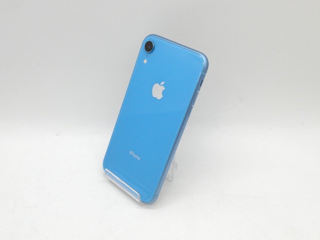 【中古】Apple iPhone XR 128GB ブルー （国内版SIMロックフリー） MT0U2J/A【京都】保証期間１ヶ月【ランクB】