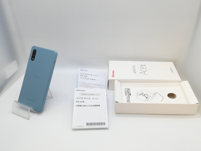 【中古】SONY docomo 【SIMロック解除済み】 Xperia Ace II ブルー 4GB 64GB SO-41B【京都】保証期間１ヶ月【ランクA】_6
