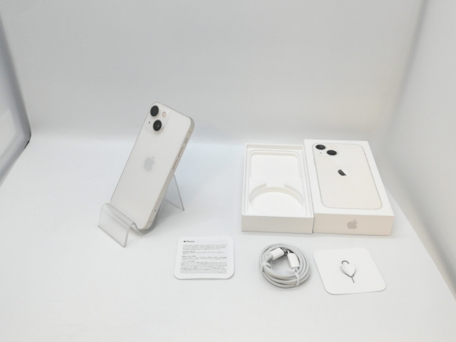 【中古】Apple 楽天モバイル 【SIMフリー】 iPhone 13 mini 128GB スターライト MLJE3J/A【京都】保証期間１ヶ月【ランクC】_7