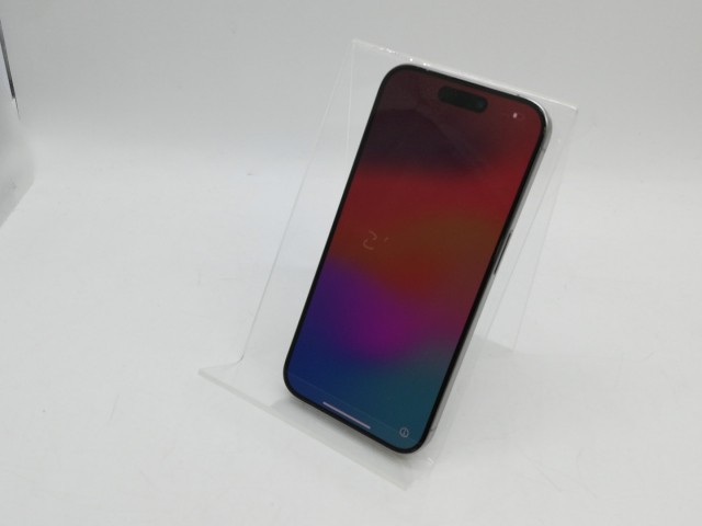 【中古】Apple 国内版 【SIMフリー】 iPhone 15 Pro 128GB ナチュラルチタニウム MTU93J/A【京都】保証期間１ヶ月【ランクA】