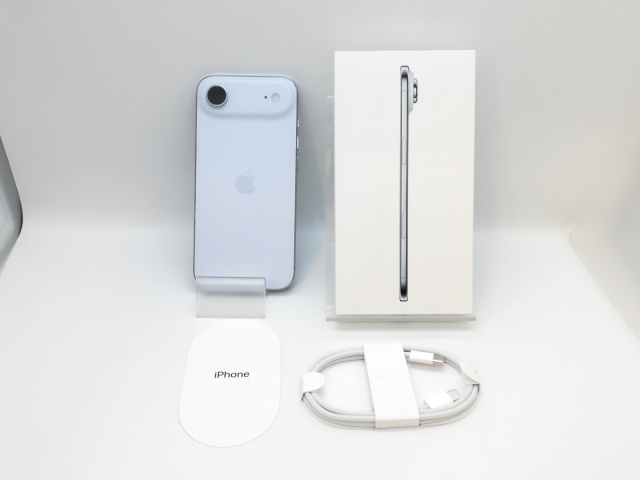 【中古】Apple 国内版 【SIMフリー】 iPhone Air 256GB スカイブルー MG2A4J/A【京都】保証期間１ヶ月【ランクA】