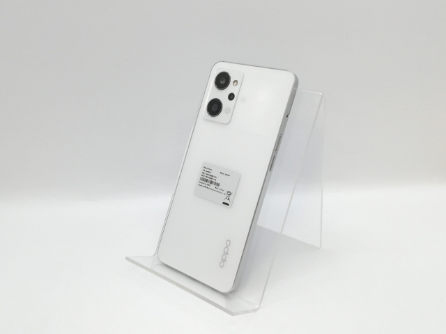 【中古】Oppo ymobile 【SIMフリー】 OPPO Reno9 A ムーンホワイト 8GB 128GB A301OP【神保町】保証期間１ヶ月【ランクB】