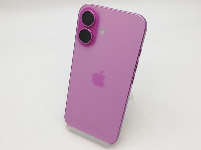 【中古】Apple docomo 【SIMフリー】 iPhone 16 128GB ピンク MYDT3J/A【鹿児島中町】保証期間１ヶ月【ランクB】