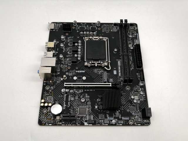 【中古】MSI PRO H610M-S DDR4 パソコン工房限定モデル【博多】保証期間１週間の通販は
