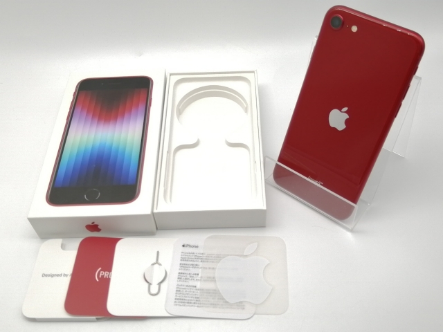 【中古】Apple au 【SIMフリー】 iPhone SE（第3世代） 128GB (PRODUCT)RED MMYH3J/A【博多】保証期間１ヶ月【ランクA】_7