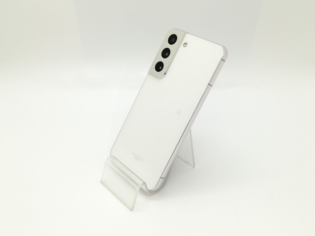 【中古】SAMSUNG au 【SIMフリー】 Galaxy S22 ファントムホワイト 8GB 256GB SCG13【静岡】保証期間１ヶ月【ランクB】