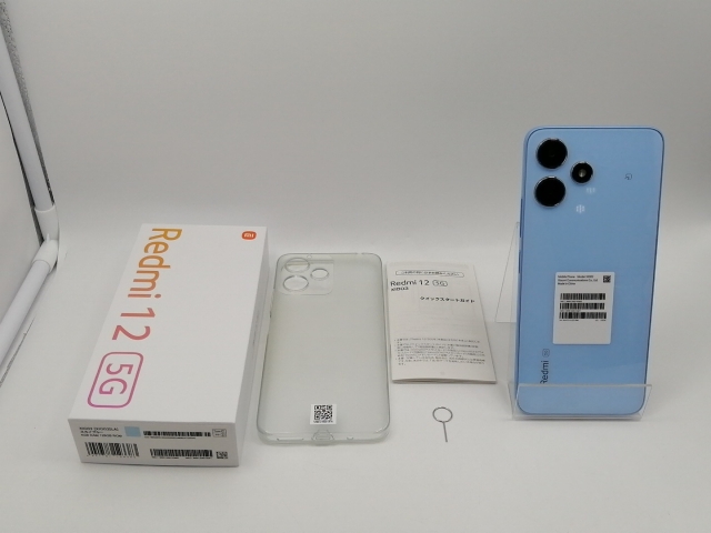 中古】Xiaomi au 【SIMフリー】 Redmi 12 5G 4GB 128GB